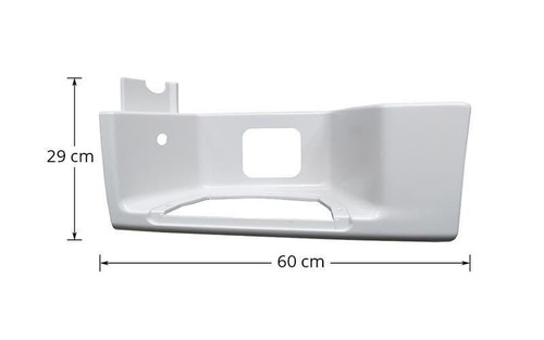 MAN TGS Lower Step Plate Surround Housing Left Primed 2007-2013