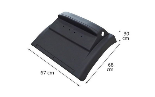 MAN TGS TGX Euro-6 Rear Mudguard Without Mudflap Universal Fit 2014-2020