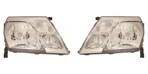 Toyota Hi-Ace Mk.4 Headlight Headlamp Electric/Manual Pair 10/2006-6/2012
