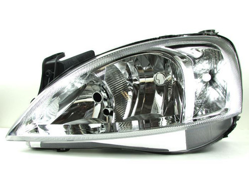 Vauxhall Combo MPV Headlight Non-Projector Type Frosted Ind N/S Left 2001-2002