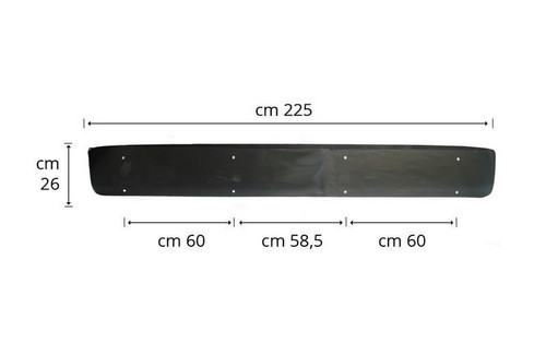 MAN TGA XL-XXL Sunvisor 225 x 26cm 2000-2006