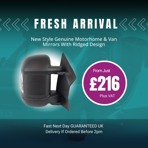 New Design for Citroen Relay, Fiat Ducato, Peugeot Boxer and Vauxhall Movano 2023 onwards with the Ridged Style backing