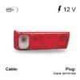 Pilote Motorhome Rear Stop Tail Light Lamp With Fog Jokon