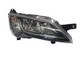 Romahome Motorhome Headlight Headlamp Black With LED DRL Pair Genuine 5/2014>