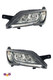 Romahome Motorhome Headlight Headlamp Black Inner 5/2014> Pair Genuine