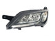 Malibu Motorhome Headlight Headlamp Black Inner N/S Left 5/2014>