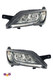 Fiat Ducato Motorhome Headlight Headlamp Black Inner 5/2014> Pair Genuine