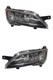 Auto Cruise Motorhome Headlight Headlamp Black With LED DRL Pair Genuine 5/2014>