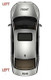 Vauxhall Movano Mirror Medium Arm Elec With DAB Aerial N/S Left 2021> Genuine