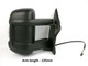 Peugeot Boxer Mirror Medium Arm 16w Bulb O/S Right 2006>