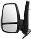Ford Transit Mk8 Door Mirror Manual 16w Bulb Clear Indicator N/S Left 2019>
