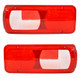 Volkswagen VW Crafter Rear Combination Tail Light Lamp Lens Only Pair 2016>