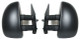 Elddis Motorhome Medium Arm Mirror Electric Heated 1994-2006 Pair
