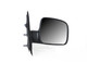 VW Transporter T5 (Incl. Caravelle) Door Mirror Right Manual Black 9/2003-6/2010