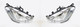 Peugeot Partner Headlight Headlamp Electric Adjust With Motor Pair 2015-2019