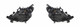 Citroen Berlingo Headlight Headlamp Electric Adjust With Motor Pair 2011-2019