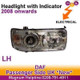 Daf CF Xenon Headlight Headlamp With Indicator Manual (LHD) O/S Left 2008>