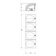 Motorhome Modular Rear Tail Indicator Light Lamp 12v Jokon BL810 - 10.2091.810M