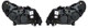 Adria Motorhome Headlight Headlamp Including Motor Pair 5/2011-9/2014 Genuine