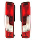 Dethleffs Motorhome Rear Back Tail Light With Bulb Holder 2014> Pair Genuine