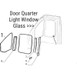 Fiat Ducato Front Left Door Quarter Light Window 1994-2006 -1305138080 926541 