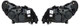 Chausson Headlight Headlamp Including Motor Pair 5/2011-9/2014 Genuine