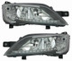 Pilote Motorhome Headlight Lamp With LED DLR Chrome Pair Genuine 2014>