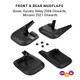 Boxer Ducato Relay 2006> Movano 2021> Front & Rear Mud Flaps Guards Mudflaps