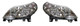 Auto Trail Motorhome Headlight Headlamp 3 Pod Purple Plug Type Pair 2011-2014