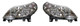 Bailey Motorhome Headlight Headlamp 3 Pod Purple Plug Type Pair 2011-2014
