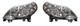 Citroen Relay Headlight Headlamp 3 Pod Purple Plug Type Pair 2011-2014