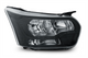 Ford Transit Mk8 Headlight Headlamp Halogen Black Inner Right 2016 Onwards