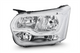Ford Transit Mk8 Headlight Headlamp Halogen Chrome LED DRL Pair 2013 Onwards