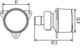Agricultural Motorhome Front Indicator Light Lamp Genuine Hella 2BA 008 221-007