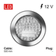 Caravan Motorhome LED Fog Reversing Light 12V Jokon 13.3102.000, SNW735