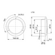 Caravan Motorhome LED Fog Reversing Light 12V Jokon 13.3102.000, SNW735