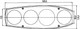 Carado Motohome Rear Tail Light Lamp C/W Reverse Caraluna Mk2 Smoke Grey