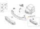 Iveco Daily Decorative Protective Front Bumper Trim Left 2014 Onwards Genuine