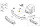 Iveco Daily Decorative Protective Front Bumper Trim Right 2014 Onwards