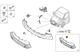 Iveco Daily Decorative Protective Corner Bumper Trim Left 2014 Onwards Genuine