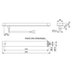Bus, Coach, Motorhome L250 LED Red Rear Stop Tail Light Lamp Jokon 10.0045.200