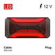 Caravan, Dustcarts, Motorhome Rear LED Light Lamp 12v Jokon L940 - 10.3000.010