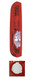 Vauxhall Vivaro Rear Tail Light Lamp (3 Notches Per Bulbholder) Left 2006-2015