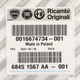 Iveco Daily, Fiat Ducato Camshaft Drive Screw M8 x 60 - 2011> Genuine 16674734