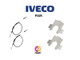 Genuine Iveco Daily Handbrake Cable 65C 70C Pair With Clips 2006 On 5803037979