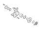 Genuine Iveco Daily  35S, 35C Steering Knuckle Washer 2014 Onwards 5801564342