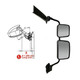 Daf LF Rear View Long Arm Mirror & Arm Assembly 24V Heated O/S Right 5/2006>