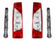 Citroen Dispatch Rear Back Tail Light Incl.Bulb Holder Pair 2007-4/2017 Genuine