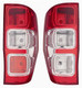 Ford Ranger Rear Back Tail Light Lamp Clear Indicator Pair 8/2011 Onwards