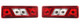 Ford Transit Mk8 (Chassis Cab) Rear Back Tail Light Lamp Pair 2013 Onwards